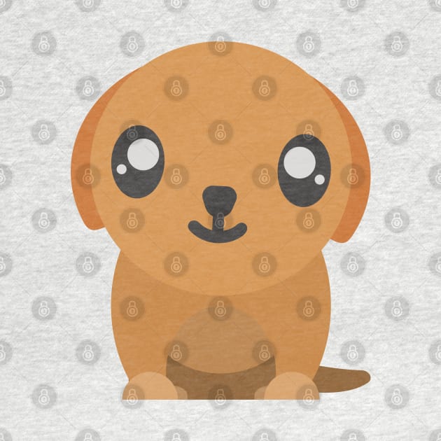 Cute Minimal Puppy Dog by StimpyStuff